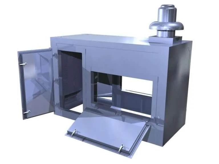 pneumatic conveying system sound enclosure drawing