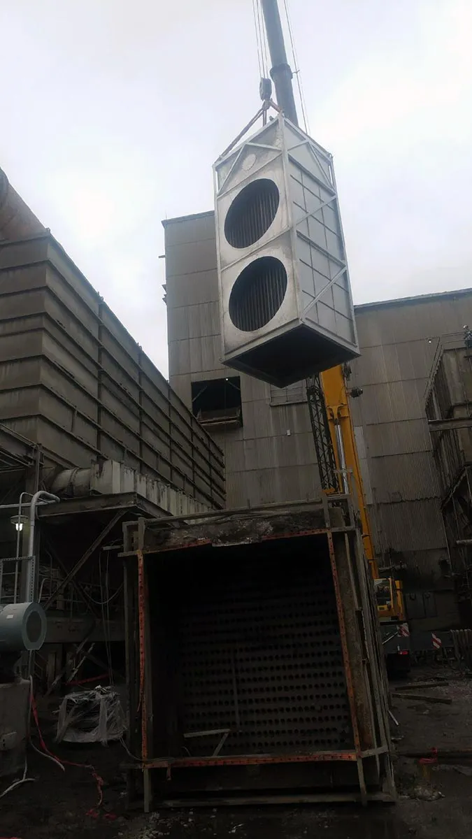 Installation of IAC Heat Exchanger