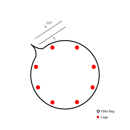 bag pinch illustration