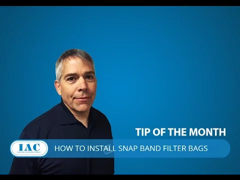 How to install baghouse snap band filter bags