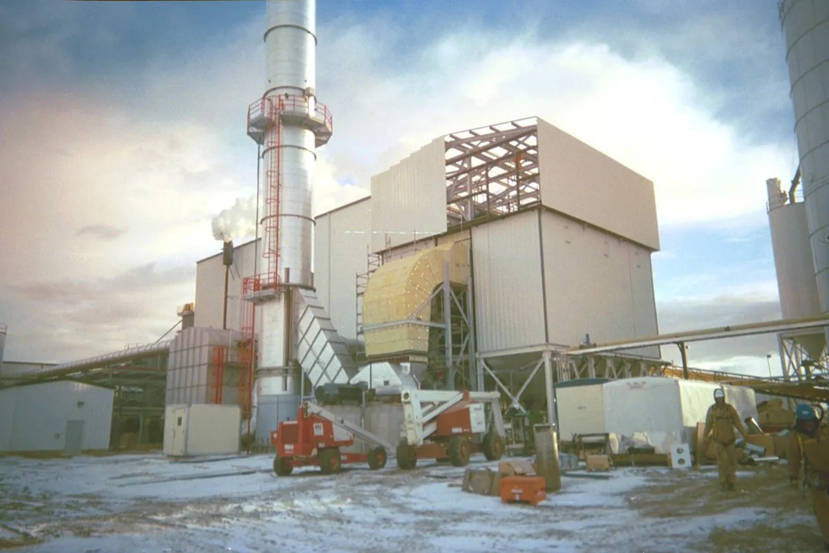 Installation of M-Pulse baghouse dust collector exterior sheet metal.