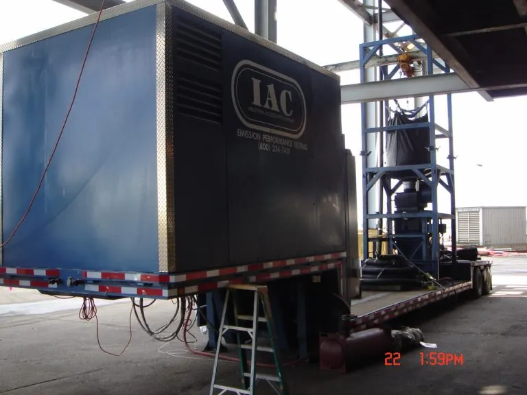 Dry Sorbent Injection System test trainer with blower and regent bulk bag unloader