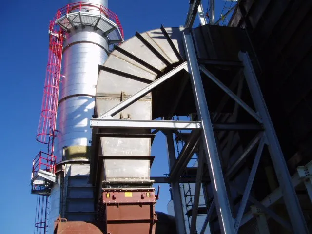 M-Pulse baghouse exhaust stack.
