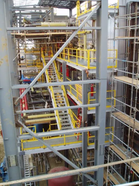 IAC metal fabrication shops built all walkways and stairs to meet or exceed any applicable safety standards.